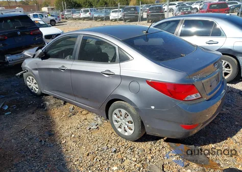 2015 Hyundai Accent Gls z USA, uszkodzony, nr VIN KMHCT4AE7FU916659